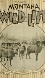 Montana wild life. Official publication VOL MAR 1930_cover