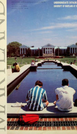 Undergraduate catalog / University of Maryland, College Park 1991-1992_cover