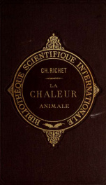 La chaleur animale : avec 47 gravures dans le texte_cover