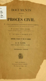 Documents relatifs au Procés Civil Entre;_cover