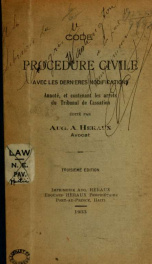 Code de procédure civile, avec les dernières modifications annoté, et contenant les arrêts du Tribunal de cassation_cover