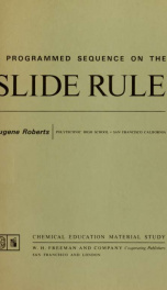 A programmed sequence on the slide rule_cover