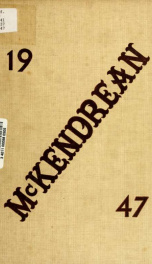 The McKendrean : being the year book of McKendree College yr.1947_cover