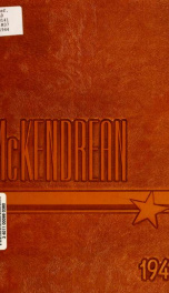 The McKendrean : being the year book of McKendree College yr.1944_cover