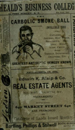 The San Francisco business directory, including Alameda, Berkeley, Oakland, Petaluma, Santa Rosa, Healdsburg, Cloverdale, Sonoma, Napa, St. Helena, Calistoga, and Vallejo 1887_cover