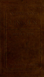 An evening with Lincoln_cover