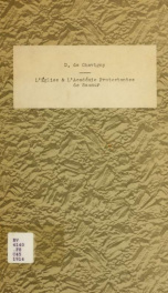 L'Église & l'académie protestantes de Saumur_cover