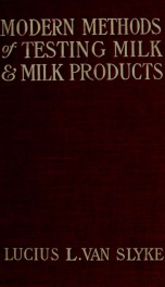 Modern methods of testing milk and milk products;_cover