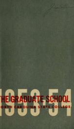 The Graduate school catalog_cover