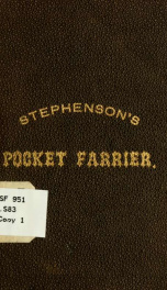 Stephenson's pocket farrier;_cover