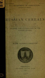 Russian cereals adapted for cultivation in the United States_cover