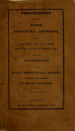 Proceedings of the State agric. convention...Feb. 1832_cover