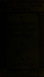 The principles of irrigation practice_cover