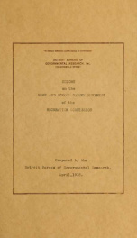 Report on the home and school garden movement of the Recreation Commission_cover