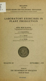 Laboratory exercises in plant production_cover