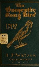The domestic song bird;_cover