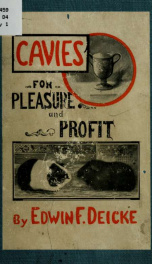 Cavies for pleasure and profit .._cover