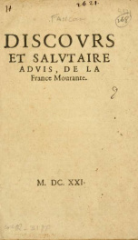 Discovrs et salvtaire advis de la France mourante_cover