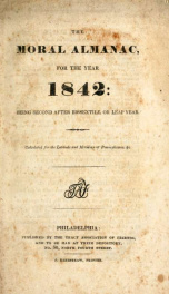 The moral almanac, for the year .. 1842_cover