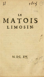 Le matois Limosin_cover