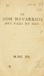 Le Bon Navarrios avx pieds dv Roy_cover