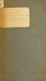 Conservation of the natural food resources of the state of Louisiana_cover