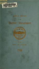 Annual report .. 1931_cover