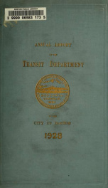 Annual report .. 1928_cover
