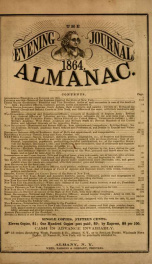 The evening journal ... almanac 1864_cover