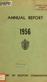 Annual report of the Port of Boston Commission to the General Court : under Chapter 608 of the Acts of 1953 1956_cover