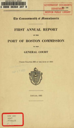 Annual report of the Port of Boston Commission to the General Court : under Chapter 608 of the Acts of 1953 1953/54_cover