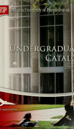 Undergraduate catalog 2009/2010_cover