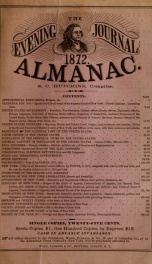 The evening journal ... almanac 1872_cover