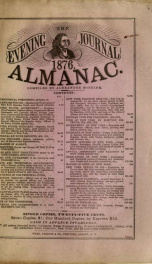 The evening journal ... almanac 1876_cover