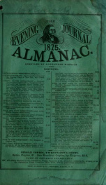 The evening journal ... almanac 1875_cover