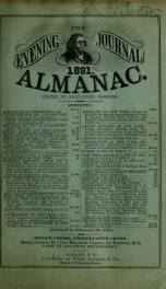 The evening journal ... almanac 1891_cover