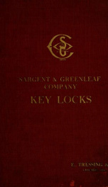 Key locks and door bolts : catalogue number fifteen_cover