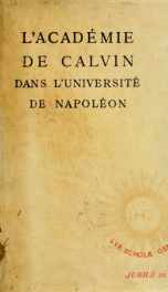 Histoire de l'Université de Genève / ouvrage publié sous les auspices du Sénat universitaire et de la Société académique v.2_cover