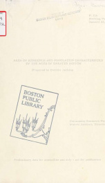 Area of residence and population characteristics of the ged of greater Boston_cover