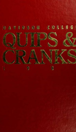 QUIPS AND CRANKS - 1988 90_cover