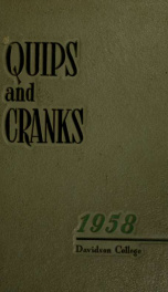 QUIPS AND CRANKS - 1958 60_cover