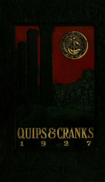 QUIPS AND CRANKS - 1927 30_cover