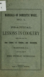 Lessons in cookery_cover