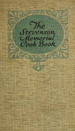 Stevenson memorial cook book_cover