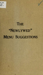 The "newlywed" menu suggestions_cover