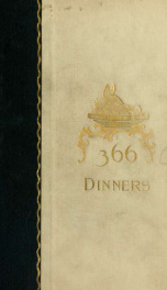 Three hundred and sixty-six dinners_cover