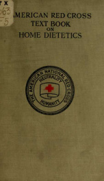 American Red cross text-book on home dietetics_cover