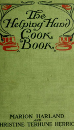 The helping hand cook book; with a menu for every day in the year, together with numerous recipes_cover
