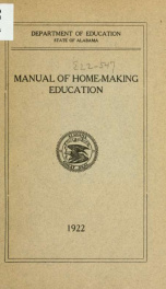 Manual of home-making education_cover