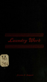 Laundry work, for use in homes and schools_cover